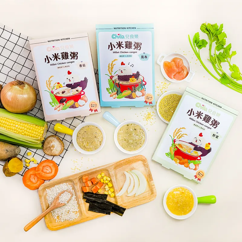 兒食樂-小米雞粥 150g*2入/盒 │ 即食‧ 免煮‧常溫寶寶粥 兒食樂-小米雞粥 150g*2入/盒 │ 即食‧ 免煮‧常溫寶寶粥
