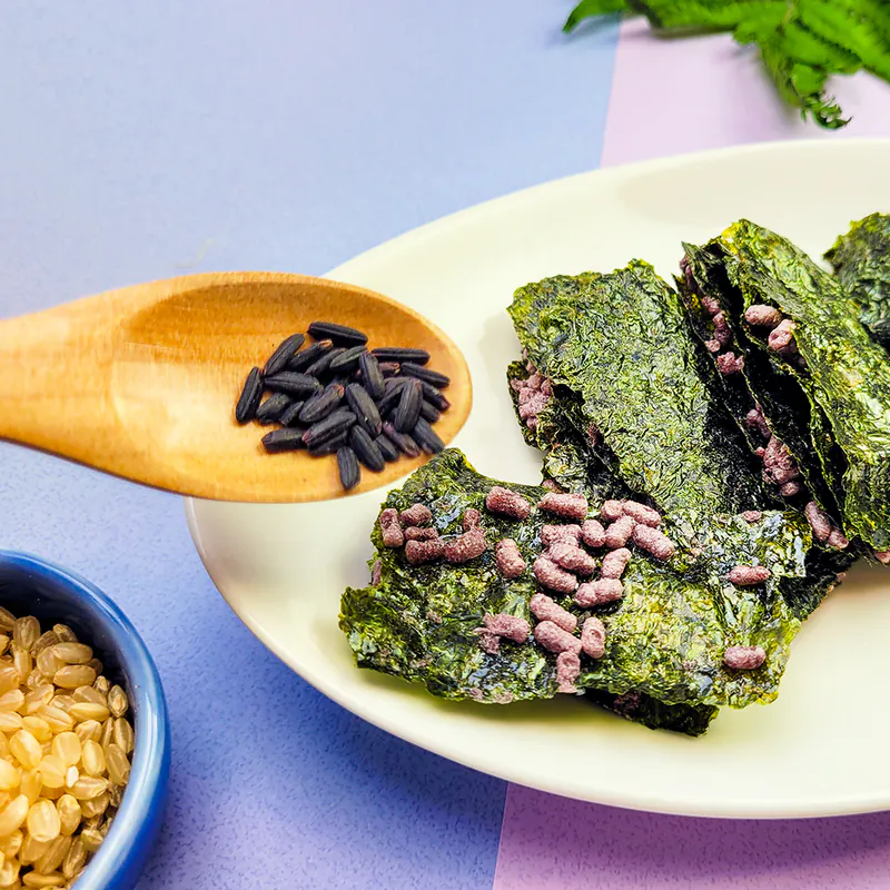 幸福米寶-海苔夾心脆脆 │ 紫米系列 30g 幸福米寶-海苔夾心脆脆 │ 紫米系列 30g